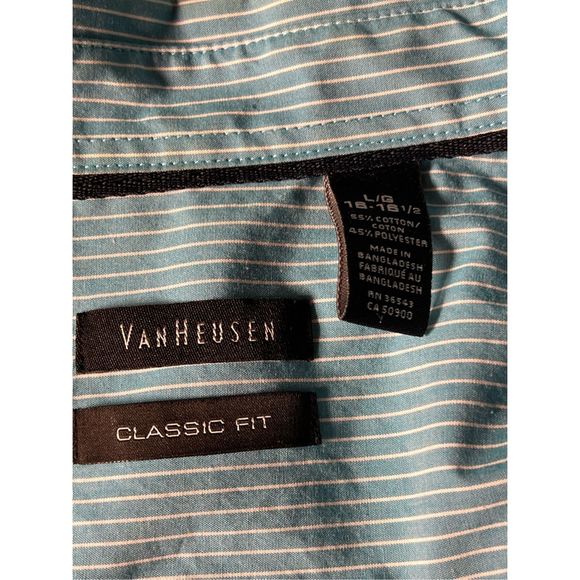 Van Heusen short sleeve striped button down - Picture 5 of 5